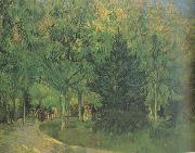 A Lane in the Public Garden at Arles (nn04), Vincent Van Gogh